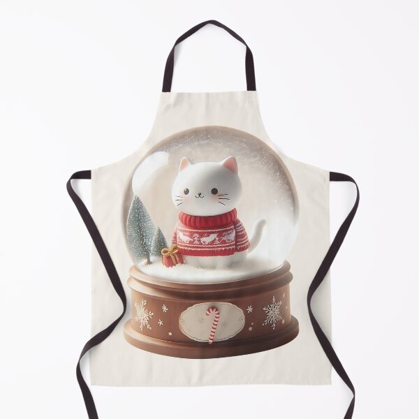 Item preview, The Perfect Christmas Present: A Snow Globe Kitten designed and sold by nocturnastore.