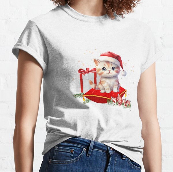 Item preview, Cute christmas kitten designed and sold by Erzsebet1964.