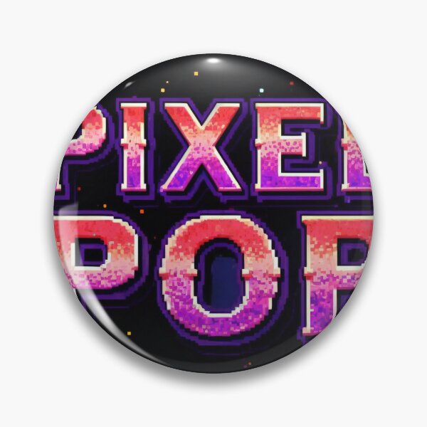 Item preview, retro pixel poster with text designed and sold by Creative88Art.