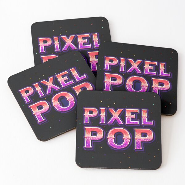 Item preview, retro pixel poster with text designed and sold by Creative88Art.