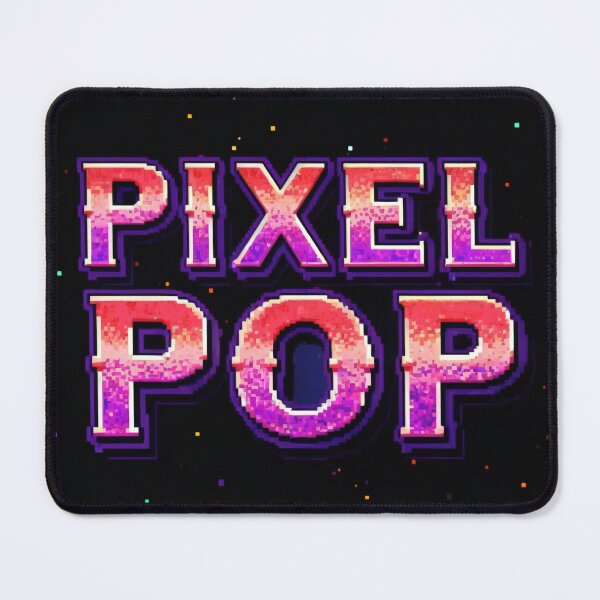 Item preview, retro pixel poster with text designed and sold by Creative88Art.