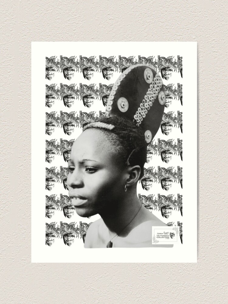 Thumbnail 1 of 3, Art Print, Siphiwe Ngwenya’s A Cousin Sister I Never Had designed and sold by Maboneng.