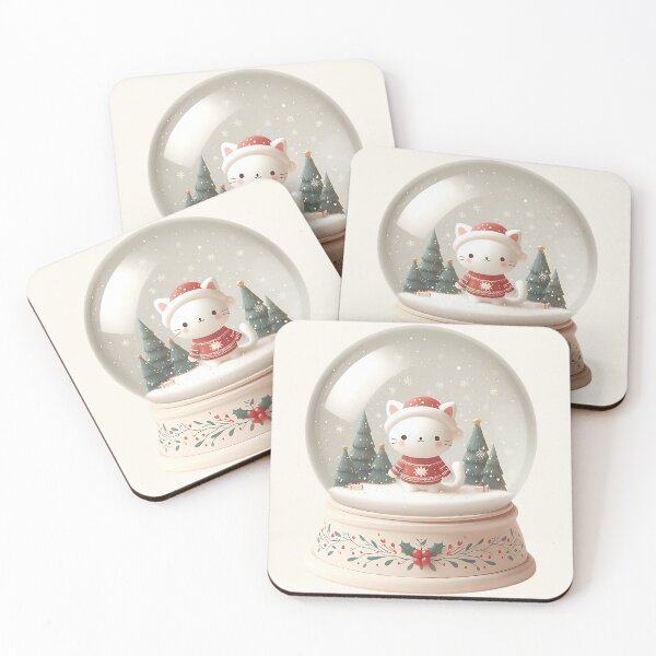 Item preview, The Snow Globe Kitten's Journey to Find Santa designed and sold by nocturnastore.