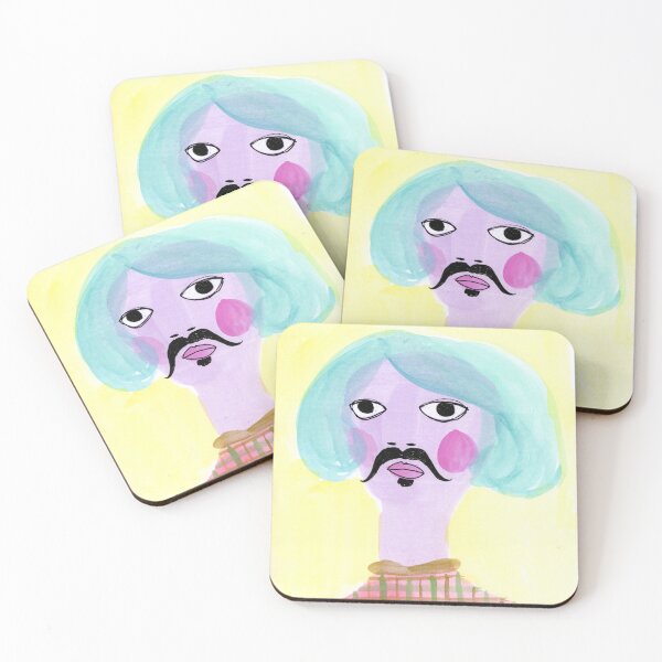 Item preview, Man with moustache and soul patch designed and sold by Lara Rouse.