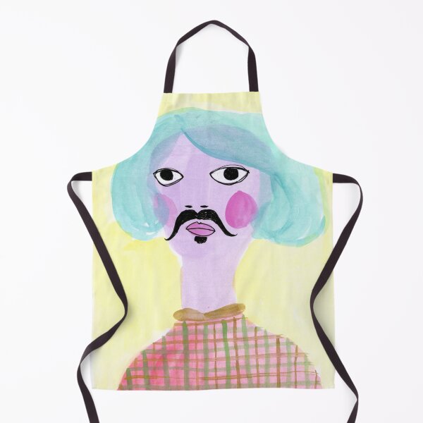 Item preview, Man with moustache and soul patch designed and sold by Lara Rouse.