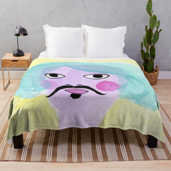Item preview, Man with moustache and soul patch designed and sold by Lara Rouse.