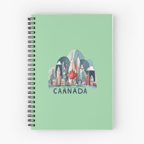 Item preview, OUR VIRTUAI GALLERIES CANADA" Minimalist Watercolor Sticker Design ,  designed and sold by PaintMeWorld.