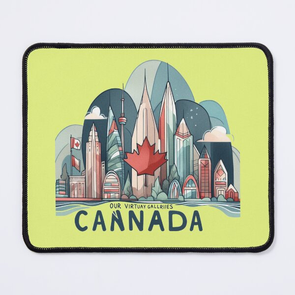 Item preview, OUR VIRTUAI GALLERIES CANADA" Minimalist Watercolor Sticker Design ,  designed and sold by PaintMeWorld.