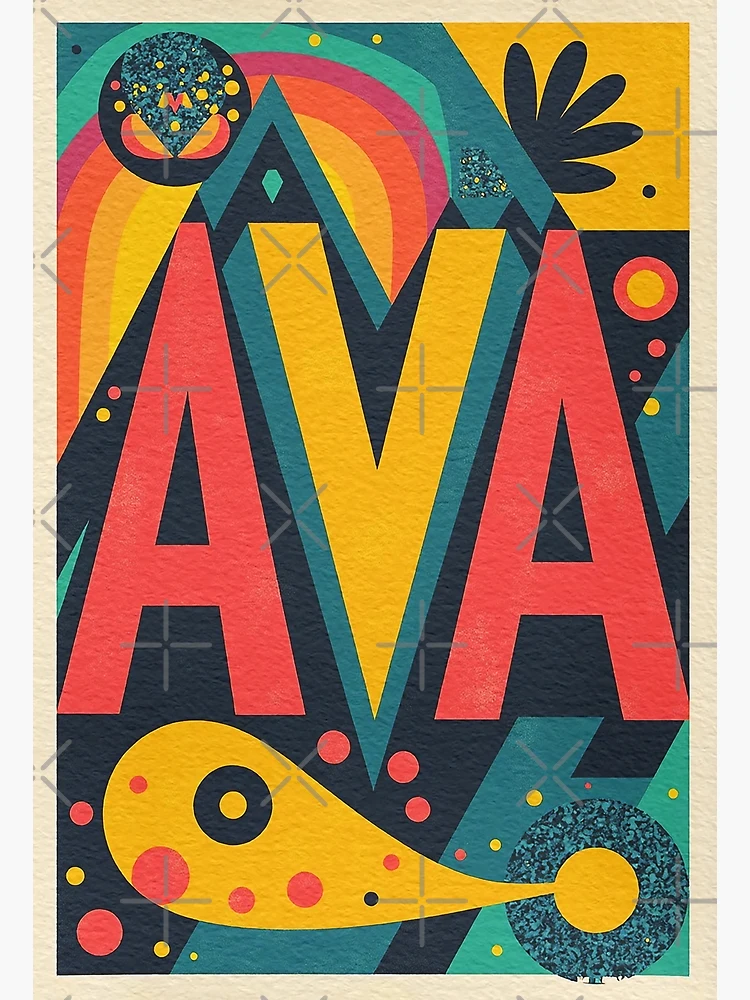 Thumbnail 3 of 3, Poster, Ava designed and sold by solveigsmake.