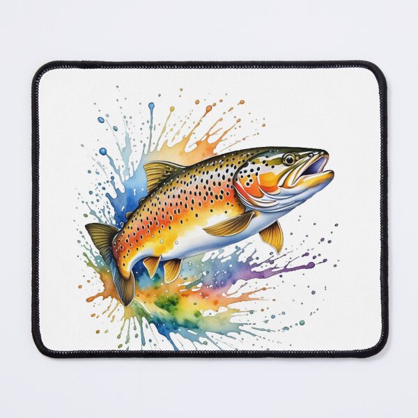 Item preview, Brown Trout Colorful Splash designed and sold by SCX03.