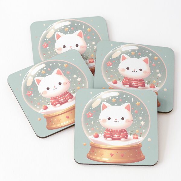 Item preview, The Snow Globe Kitten and the Illuminated Christmas designed and sold by nocturnastore.