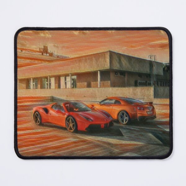 Item preview, Ferrari 488 Spider & Nissan GTR designed and sold by OrangeCars.