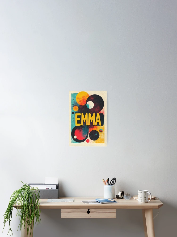 Thumbnail 2 of 3, Poster, Emma designed and sold by solveigsmake.