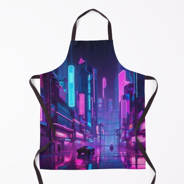 Item preview, Neon cyberpunk cityscape V2! designed and sold by Cookbeat.