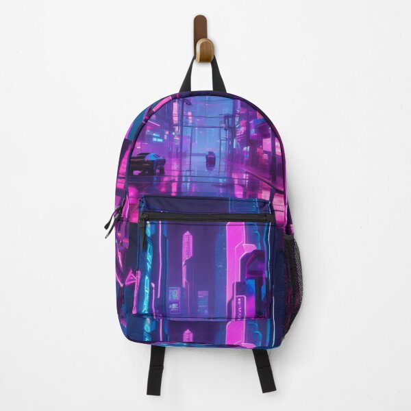 Item preview, Neon cyberpunk cityscape V2! designed and sold by Cookbeat.