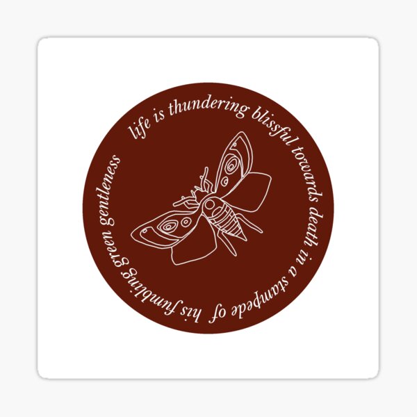 Item preview, Joanna Newsom Ys Cosmia Moth and Only Skin Lyric designed and sold by adamora_obscura.