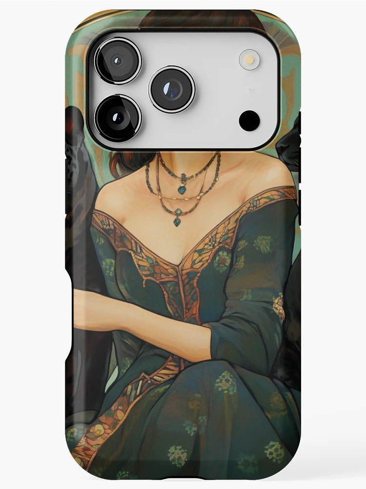 Thumbnail 1 of 4, iPhone Case, Power Woman designed and sold by patternshoprad.
