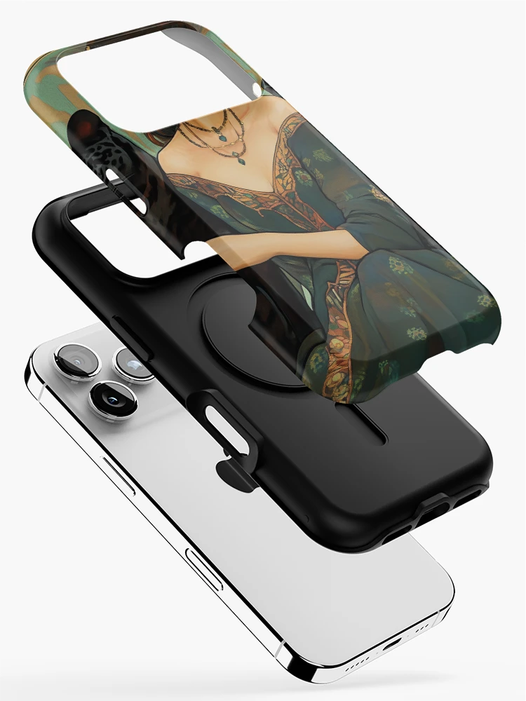 Thumbnail 2 of 4, iPhone Case, Power Woman designed and sold by patternshoprad.