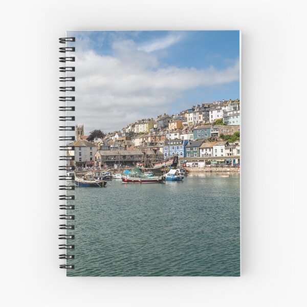 Item preview, Front on view of Brixham Harbour, Devon designed and sold by yackers1.