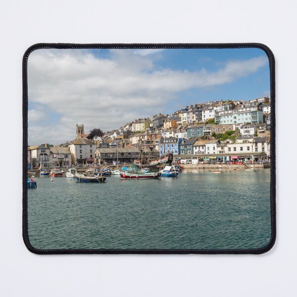 Item preview, Front on view of Brixham Harbour, Devon designed and sold by yackers1.