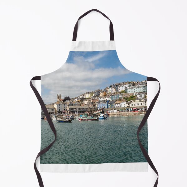 Item preview, Front on view of Brixham Harbour, Devon designed and sold by yackers1.