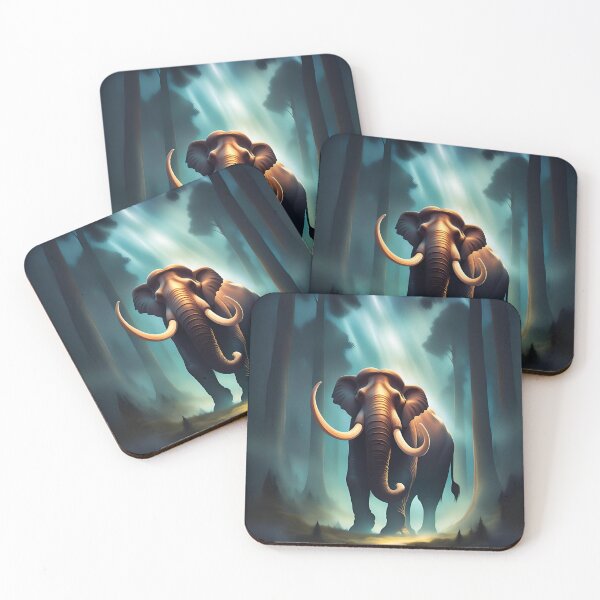 Item preview, Mammoth in a forest designed and sold by Purr95.