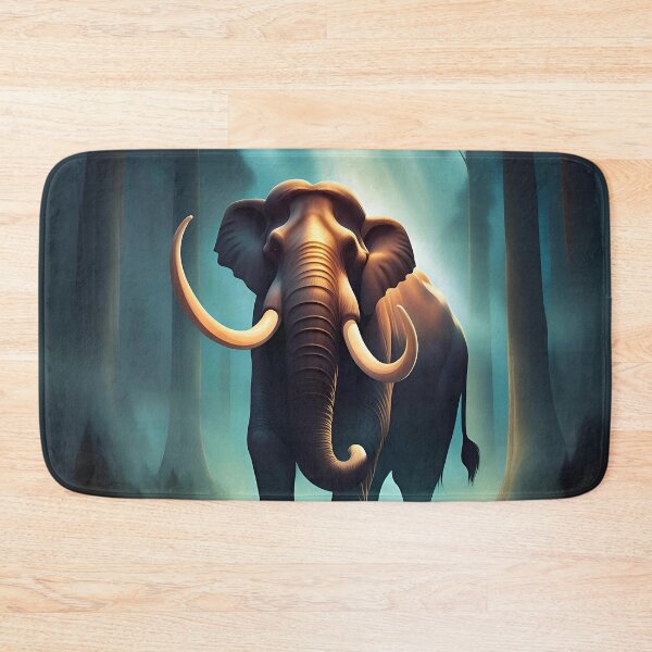 Item preview, Mammoth in a forest designed and sold by Purr95.