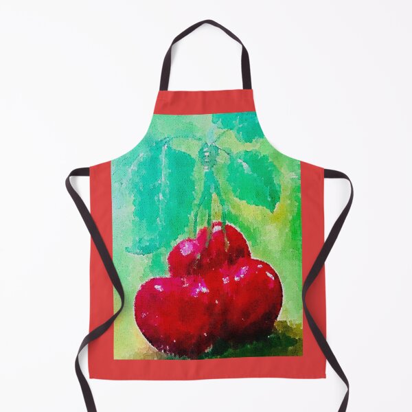 Item preview, Red ripe cherries designed and sold by PinkishGlasses.