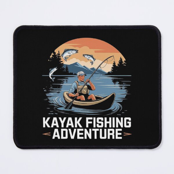 Item preview, Kayak Fishing Adventure - Scenic Nature and Fishing Art designed and sold by love3617.