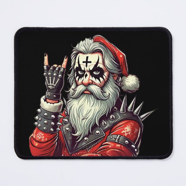 Item preview, Heavy Metal Santa Claus designed and sold by DeesDeesigns.