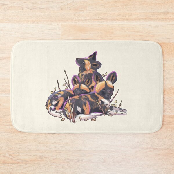Item preview, Wild dogs cuddling  designed and sold by Mayarartsy.