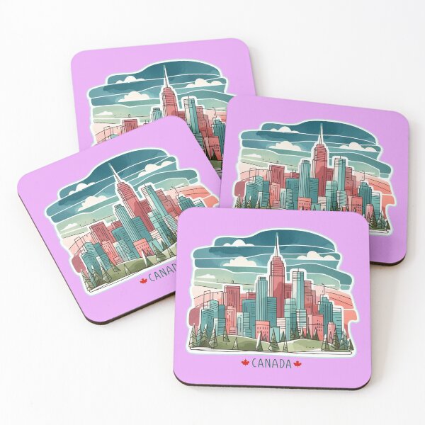 Item preview, OUR VIRTUAI GALLERIES CANADA" Minimalist Watercolor Sticker Design ,  designed and sold by PaintMeWorld.
