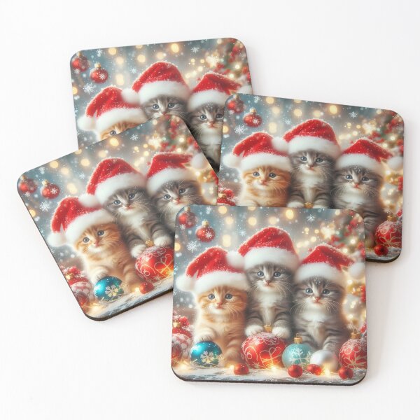 Item preview, The Kitten's Christmas Adventure Under the Lights designed and sold by nocturnastore.