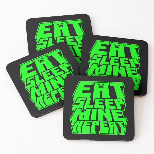 Item preview,  Eat Sleep Mine Repeat - Minecraft Gamer Design designed and sold by Kubala Designs.