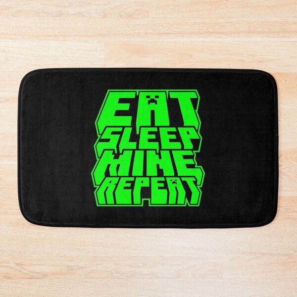 Item preview,  Eat Sleep Mine Repeat - Minecraft Gamer Design designed and sold by Kubala Designs.