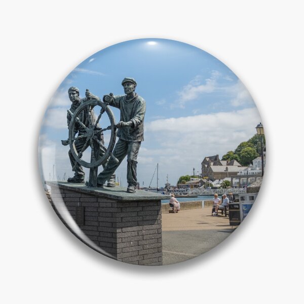 Item preview, Man & Boy statue on the quayside in Brixham Harbour designed and sold by yackers1.