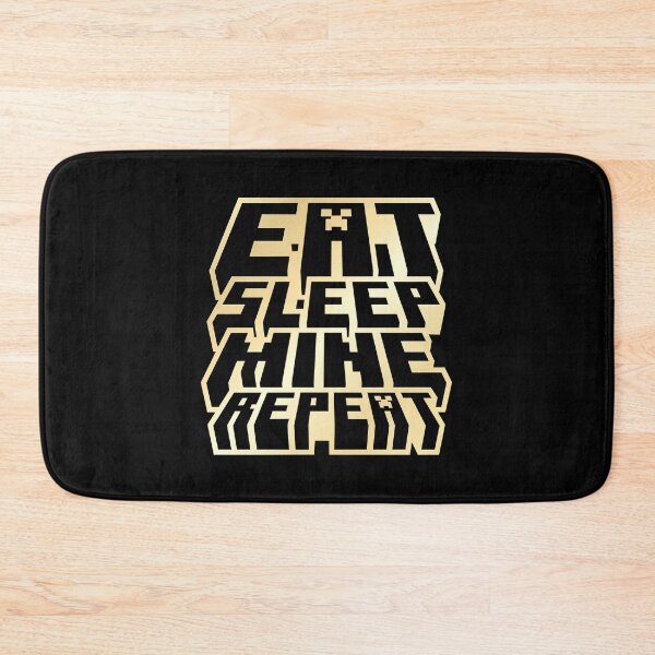 Item preview, Eat Sleep Mine Repeat - Minecraft Gamer Design designed and sold by Kubala Designs.