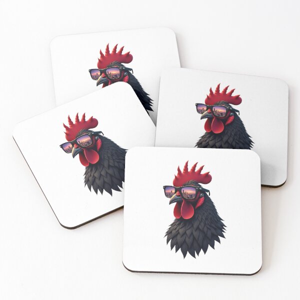 Item preview, Cool Rooster with Sunglasses designed and sold by gjsart.