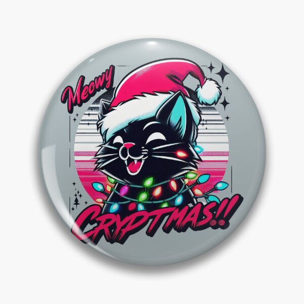 Item preview, Meowy Cryptmas - Black Cat designed and sold by RafaelLima7.