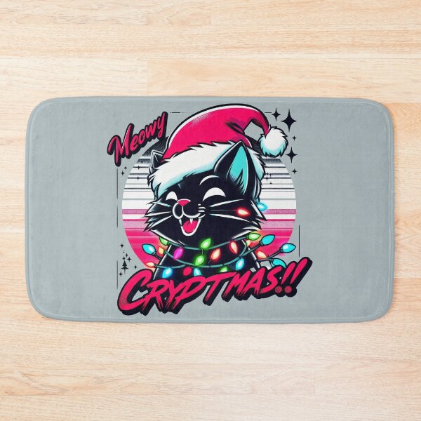 Item preview, Meowy Cryptmas - Black Cat designed and sold by RafaelLima7.
