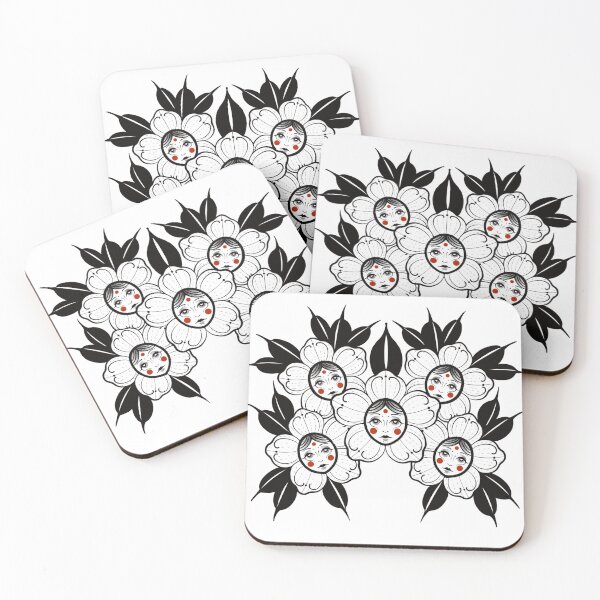 Item preview, Flores vintage con rostro designed and sold by 7Delamancha.