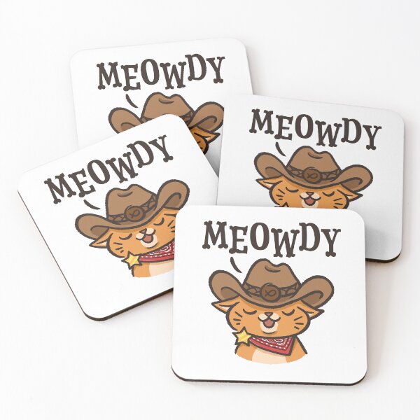 Item preview, Meowdy Cowboy Western Cat designed and sold by EmiBeeBuzz.