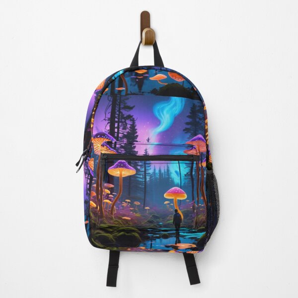 Item preview, Bioluminescent Mushrooms Glowing Forest explorer! designed and sold by Cookbeat.
