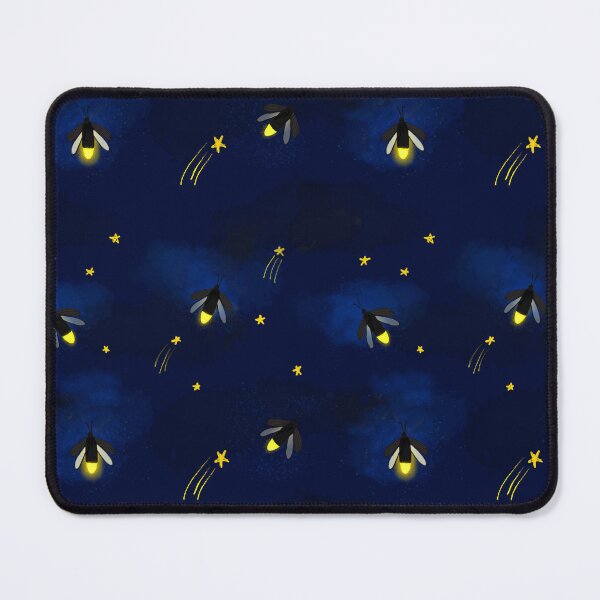 Item preview, Firefly Navy Blue Starry Night designed and sold by AryaSubramanian.