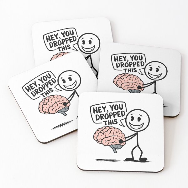 Item preview, Hey you dropped this, its yours Lost & Found: Don’t Forget Your Brain! designed and sold by MonkiFlipp.