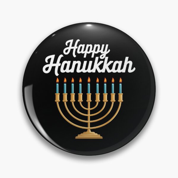 Item preview, Happy Hanukkah Menorah  designed and sold by FunkyCatDesigns.
