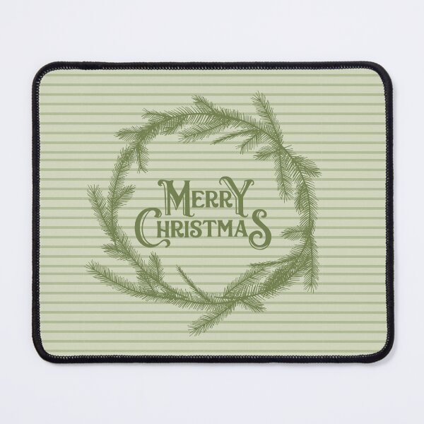 Item preview, Spruce gray wreath with Christmas wishes striped background designed and sold by Meandmyshop.