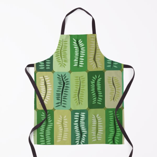 Item preview, Hand Drawn Green Forest Ferns Pattern designed and sold by schorrnuff.