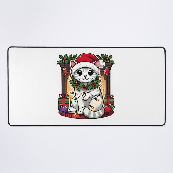 Item preview, Cute xmas cat designed and sold by sotiris2009.