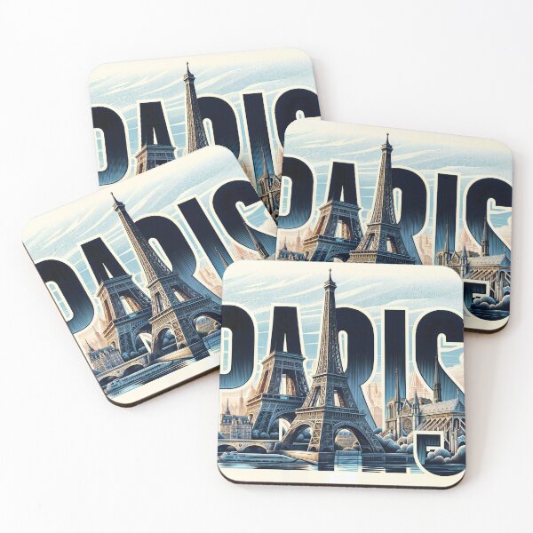 Item preview, concept travel design "PARIS" designed and sold by Creative88Art.